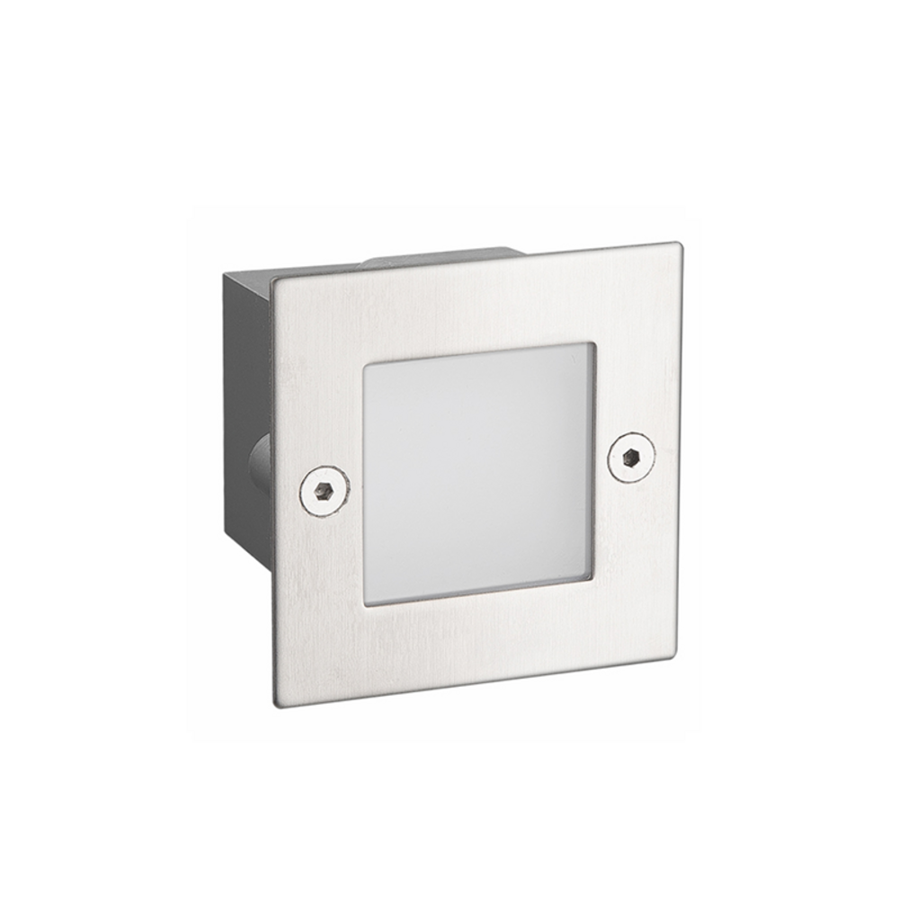 PAS260NMS.png LED STEP LUMINAIRE 70X70 NM 2W 6000K 100Lm 230V IP54 RA80 - Image 1