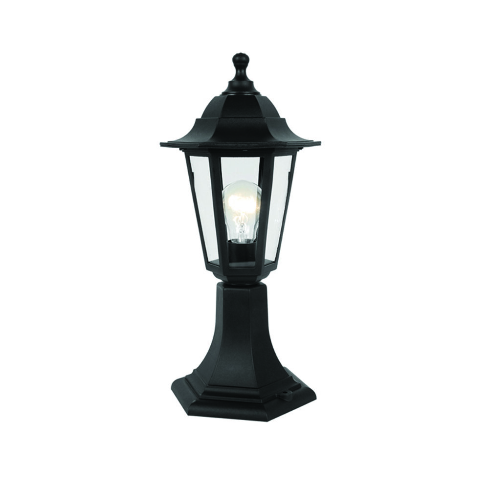 PLGQ3B.jpg 6S PLASTIC FLOOR GARDEN BLACK LUMINAIRE 41CM E27 IP44 - Image 1