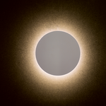 ΕΠΙΤΟΙΧΟ Φ/Σ LED 5W 3000Κ ΛΕΥΚΟ MDF ΚΥΚΛΟΣ Φ14ΧΗ3,6CM ECLIPSE - Image 2