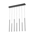 ΦΩΤΙΣΤΙΚΟ ΚΡΕΜΑΣΤΟ ΑΛΟΥΜΙΝΙΟ LED 16W 3000K 600Lm 940X1500mm ΜΑΥΡΟ ARTE ILLUMINA CASCADE