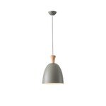 ΦΩΤΙΣΤΙΚΟ ΚΡΕΜΑΣΤΟ ΜΕΤΑΛΛΟ  1XΕ27 MAX 15W 230X230mm ΓΚΡΙ ARTE ILLUMINA SIMPLO