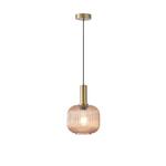 ΦΩΤΙΣΤΙΚΟ ΚΡΕΜΑΣΤΟ ΑΝΑΓΛΥΦΟ ΓΥΑΛΙ 1XΕ27 MAX 15W 200X180X1200mm ΜΕΛΙ ARTE ILLUMINA TOPAZ