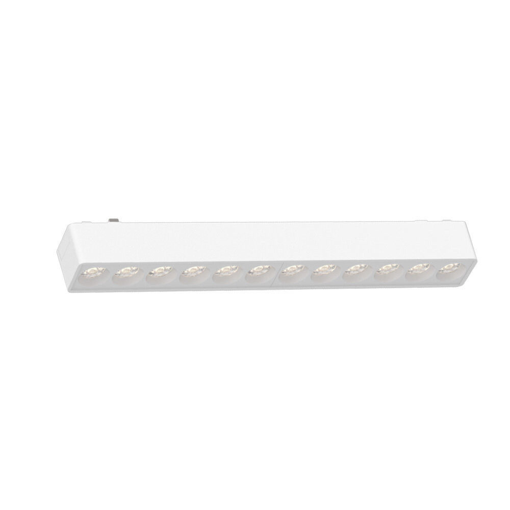 photo1-7.jpg InLight Φωτιστικό LED 12W 3CCT για Ultra-Thin μαγνητική ράγα σε λευκή απόχρωση (by tuya and zigbee) D:23cmX2,4cm (T04605-WH) - Image 1