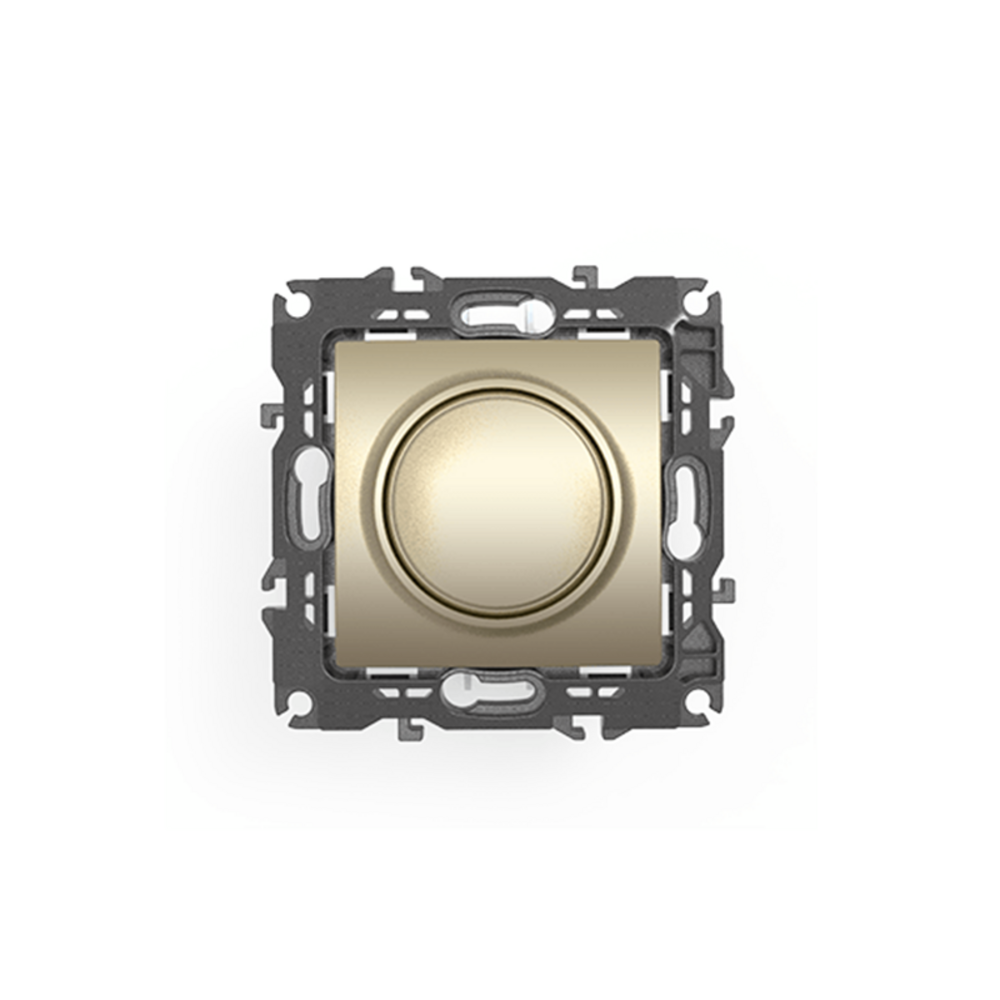 1000115304.png PRIME DIMMER LED 2 ΕΞΟΔΩΝ 1P TE 200VA 250VAC IP20 MAT ΣΑΜΠΑΝΙΖΕ - Image 1