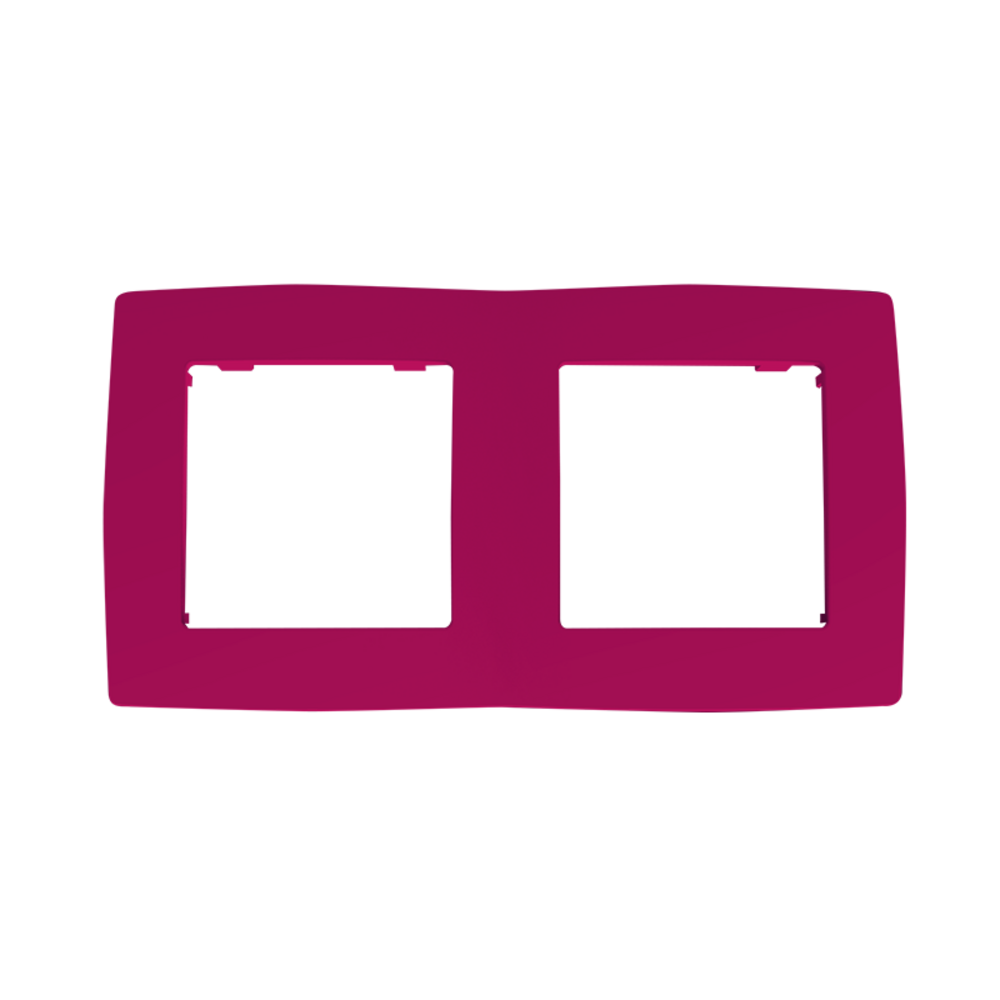 1000119107-1.png PRIME ΠΛΑΙΣΙΟ 2 ΘΕΣΕΩΝ IP20 ΡΟΖ - Image 1