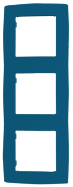 PRIME ΠΛΑΙΣΙΟ 3 ΘΕΣΕΩΝ IP20 ΓΑΛΑΖΙΟ - Image 2