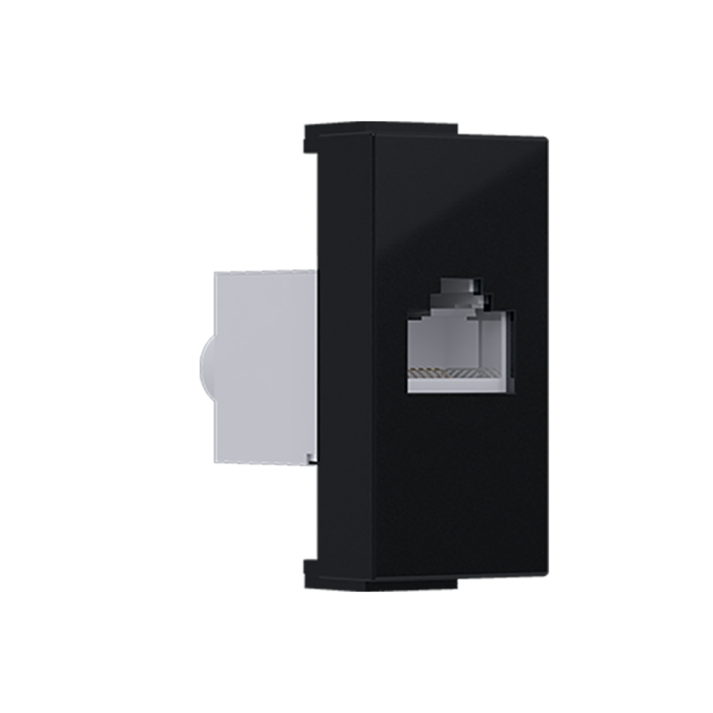 10101312329.png MODYS ΠΡΙΖΑ ΔΙΚΤΥΟΥ ΜΑΥΡΗ ΜΑΤ 1 ΣΤ. RJ45 CAT.6 ΜΕ ΘΩΡΑΚΙΣΗ IP20 - Image 1