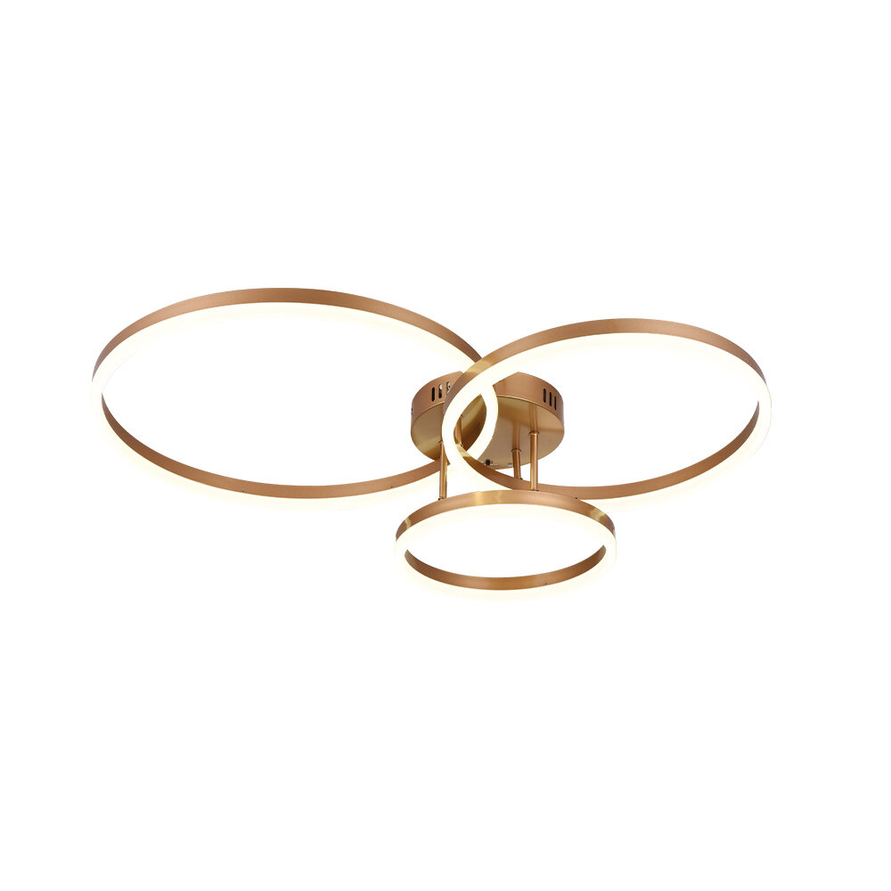 13-1.jpg Inlight Φωτιστικό οροφής LED 75W 3CCT (by switch on base) D:95cm (6094-A-Golden) - Image 1