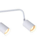 ΣΠΟΤ ΜΕΤΑΛΛΙΚΟ 5ΦΩΤΟ ΛΕΥΚΟ 5XGU10 Max 7W  800X90X230mm ARTE ILLUMINA OLYMP - Image 4