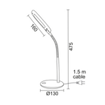 LED Φ/Σ ΓΡΑΦΕΙΟΥ 5W ΜΠΛΕ 4000Κ ΜΕ ΣΠΙΡΑΛ 230V Φ13XH47,5CM BAZ - Image 2