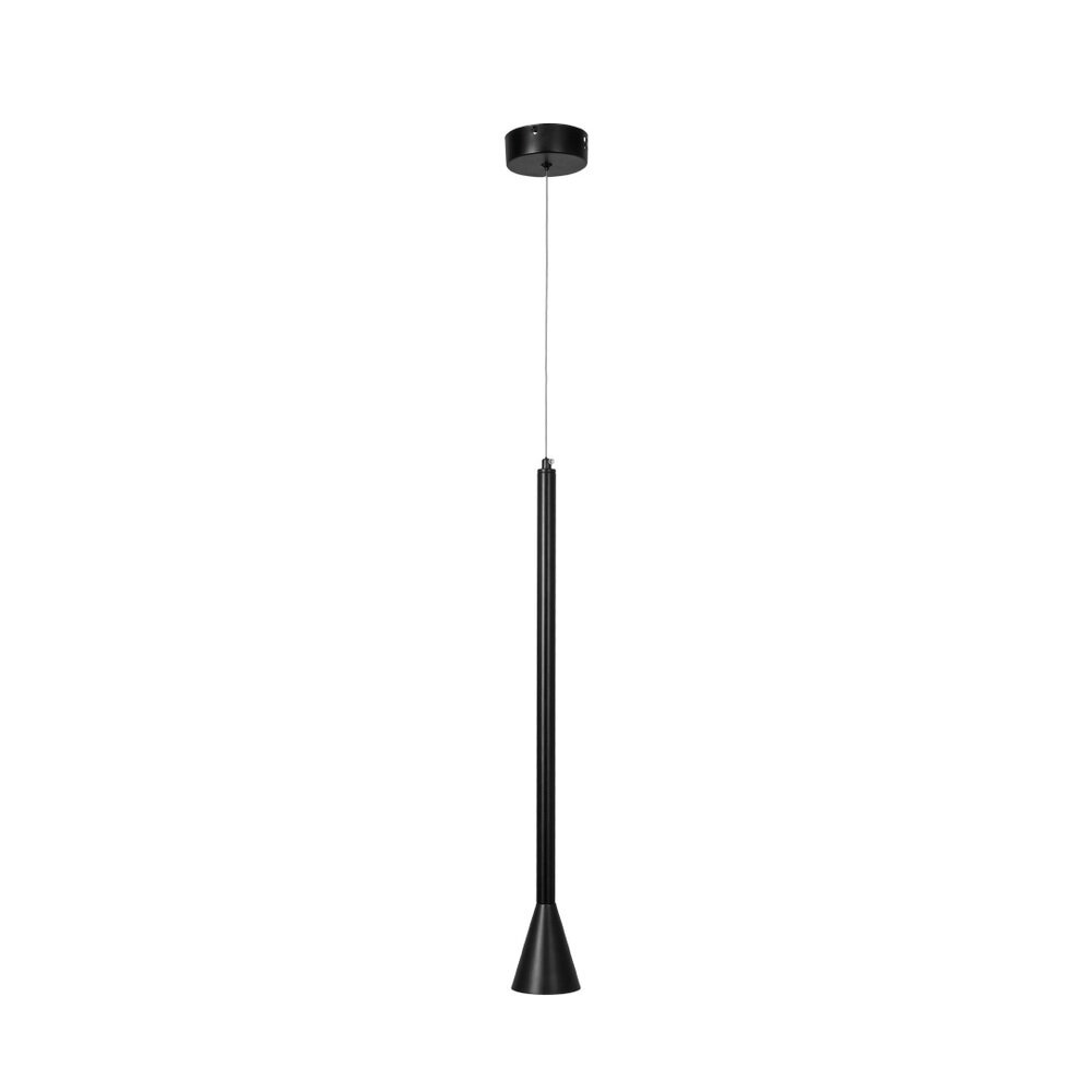 4051-BL.jpg InLight Κρεμαστό φωτιστικό LED 7W 3000K σε μαύρη απόχρωση D:60cm (4051-BL) - Image 1