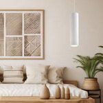 Inlight Κρεμαστό φωτιστικό λευκό από γύψο 1XGU10 D:30cm (4064-White) - Image 2