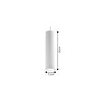 Inlight Κρεμαστό φωτιστικό λευκό από γύψο 1XGU10 D:30cm (4064-White) - Image 3