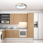 InLight Πλαφονιέρα οροφής LED 110W 3CCT από χρυσαφί και λευκό ακρυλικό D:60cm (42021-A-Golden) - Image 3