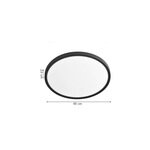 Inlight Πλαφονιέρα οροφής LED 50W 3CCT (by switch on base) σε λευκή απόχρωση D:60x2,5cm (42036-A-White) - Image 2