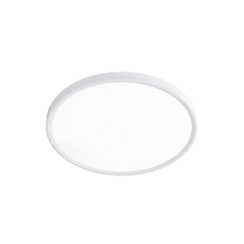 42036white-2.jpg Inlight Πλαφονιέρα οροφής LED 32W 3CCT (by switch on base) σε λευκή απόχρωση D:40x2,5cm (42036-C-White) - Image 1