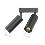 InLight Φωτιστικό LED 2x9W 3CCT για Ultra-Thin μαγνητική ράγα σε μαύρη απόχρωση D:16cmX4,4cm (T05205-BL) - Image 2