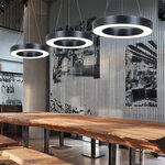 InLight Κρεμαστό φωτιστικό LED 50W 4000K σε λευκή απόχρωση D:80cm (6171-80-WH) - Image 2