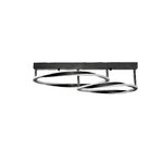 InLight Κρεμαστό φωτιστικό LED 90W 3CCT (by switch on base) σε μαύρο χρώμα D:70cm (6078-BL) - Image 2