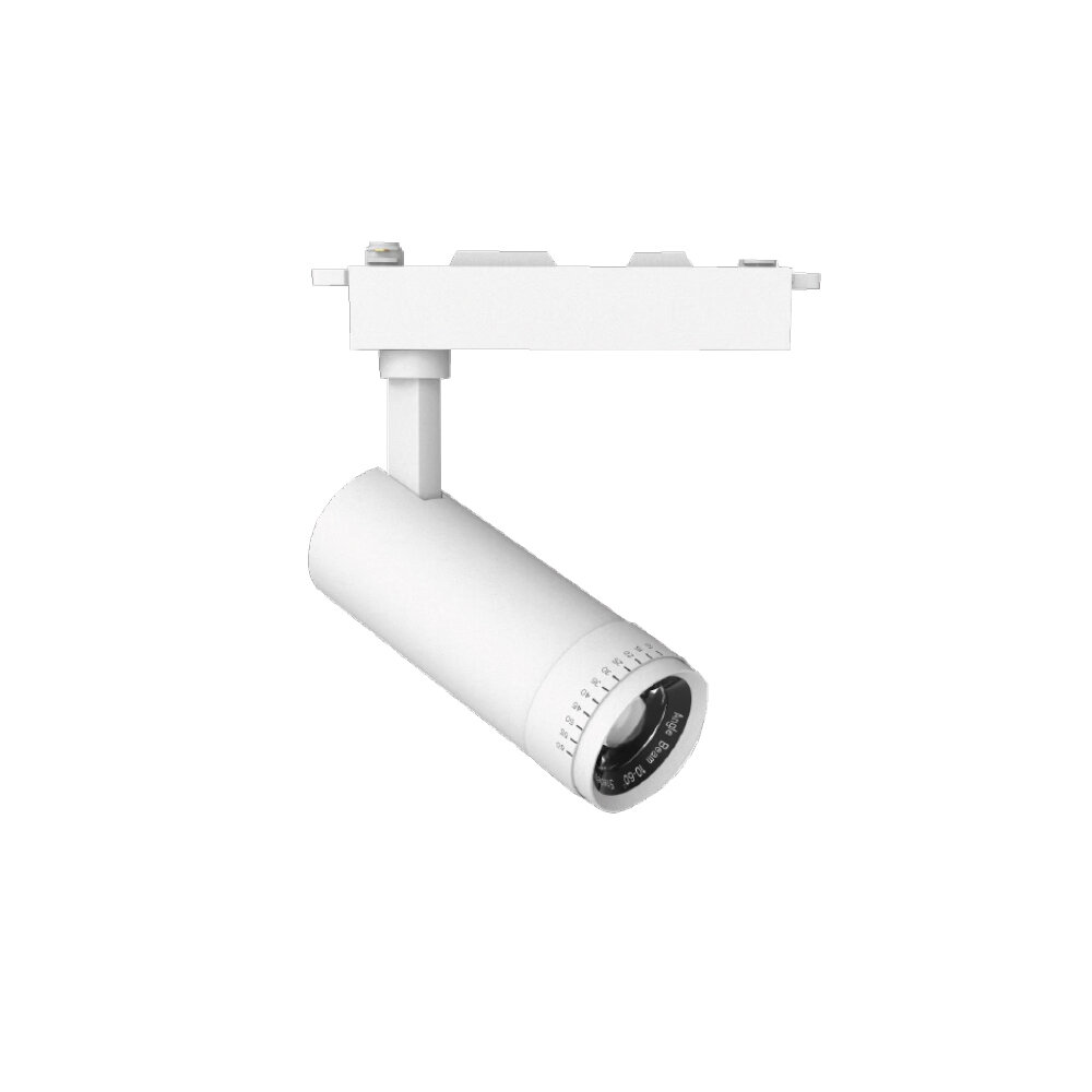 67.jpg InLight Σποτ μονοφασικής ράγας LED 20W 3CCT με επιλογή εναλλαγής μοιρών σε λευκή απόχρωση D:5.8cmX15,2cm (Τ1-06300-White) - Image 1
