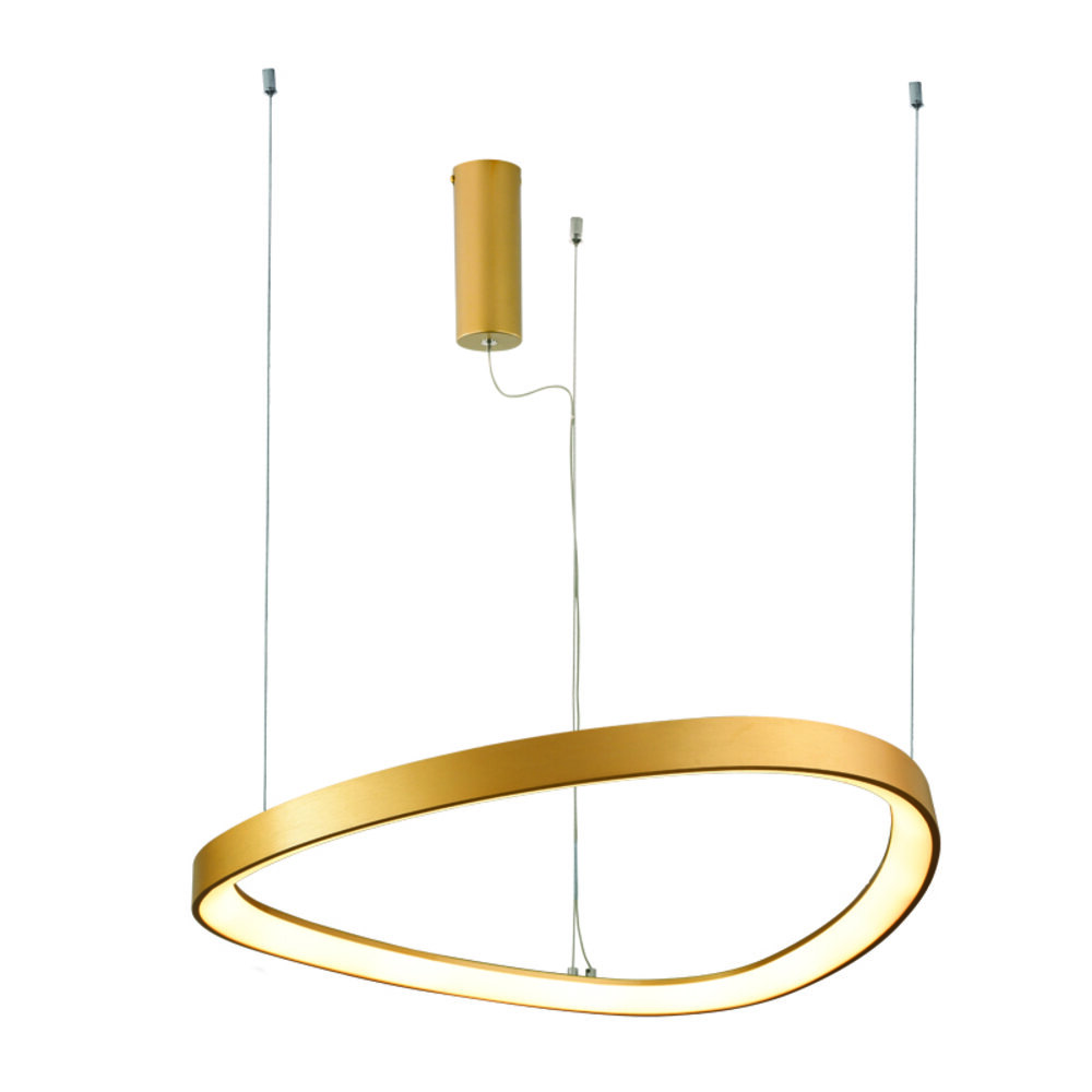 BR97LEDP40GD-1.jpg ΥΠΟ ΚΑΤΑΡΓΗΣΗ ΚΡΕΜΑΣΤΟ Φ/Σ LED 36W 3000K 2700LM HARMONY ΧΡΥΣΟ ΑΛΟΥΜΙΝΙΟ IP20 D42XH120CM - Image 1