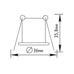 ΣΠΟΤ ΧΩΝΕΥΤΟ BS3153N G4 ΧΡΥΣΟ - Image 2