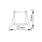 ΣΠΟΤ ΧΩΝΕΥΤΟ BS3153N G4 ΝΙΚΕΛ ΜΑΤ - Image 2