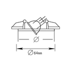 ΣΠΟΤ ΧΩΝ ΚΙΝ ΔΙΧΡ 3259 ΧΡΥΣ.P.ΧΡΥΣΟ - Image 2