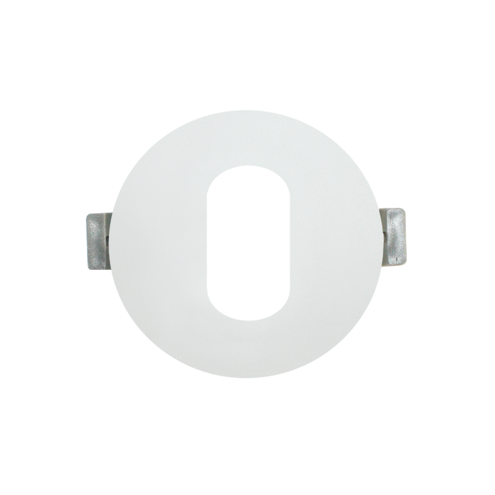 BS618W.png ΣΠΟΤ Νο618 ΣΤΡΟΓΓΥΛΟ ΟΒΑΛ ΛΕΥΚΟ ΑΛΟΥΜΙΝΙΟΥ H88 - Image 1