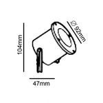 ΣΠΟΤ ΚΗΠΟΥ ΛΕΥΚΟ GU10  RAL C3619M - Image 2