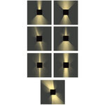 it-Lighting Emerald LED 10W 3000K Outdoor Wall Lamp Grey D:9,9cmx9,9cm (80203131) - Image 4