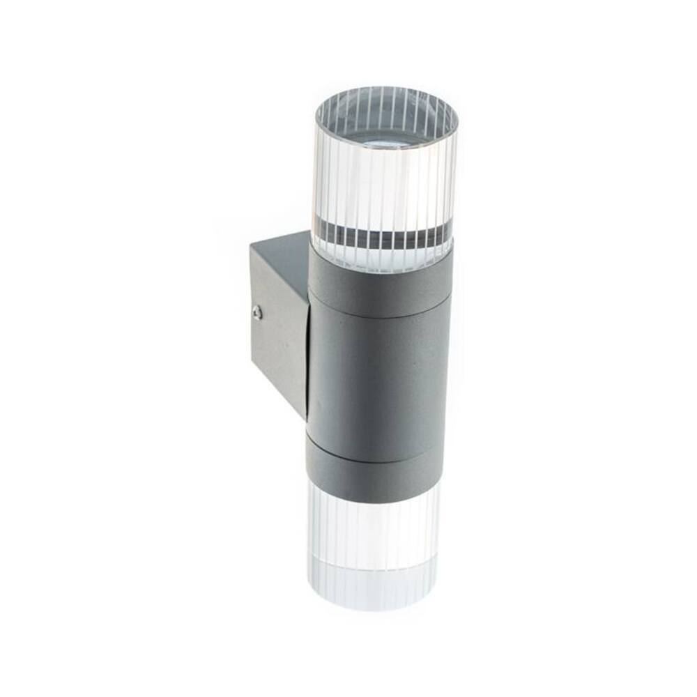 HA5504A.jpg NETTO UP-DOWN CLEAR 2W LED 3000K 230V GREY - Image 1
