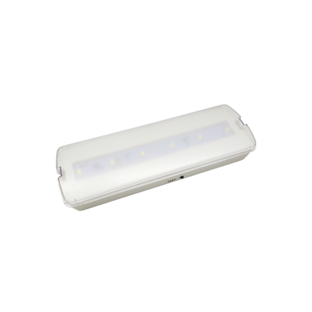 HAPES463M.png MAINTAINED/NON MAINTAINED EMERGENCY LED 4W 3HRS 200LM 6000K 230V&TESTBUTTON - Image 1