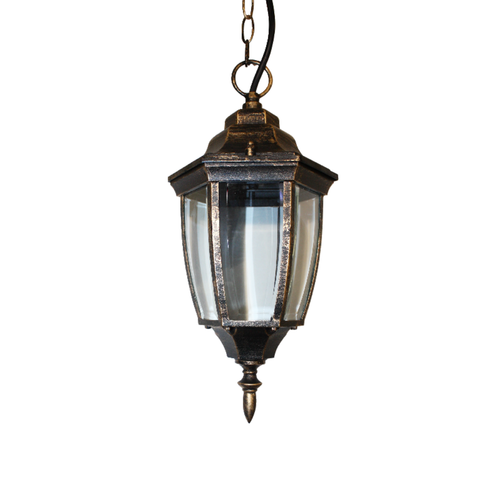 HI6175GB.png ΦΑΝΑΡΙ ΚΡΕΜΑΣΤΟ ΧΡΥΣΟ ΜΑΥΡΟ ΙΡ44 Ε27 60W - Image 1