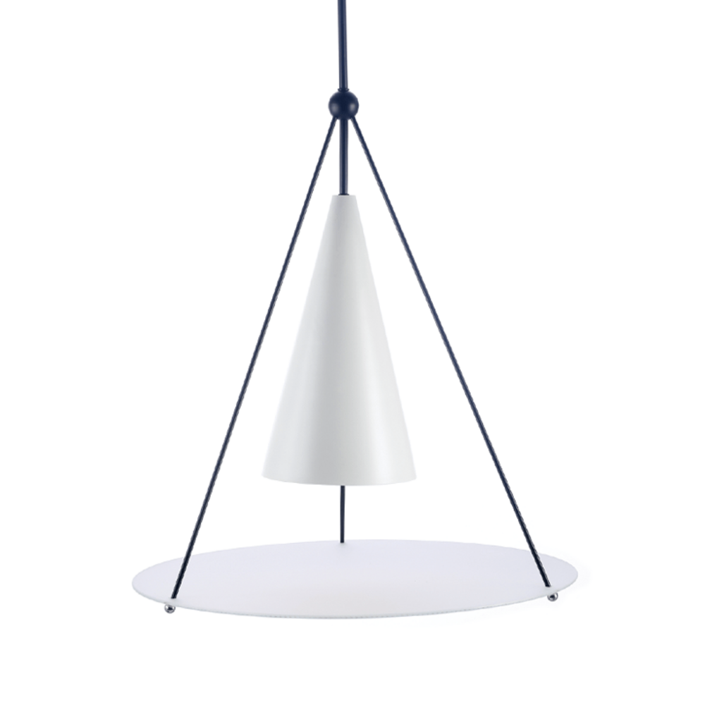 HM281P50WB.png NETTO ΚΡΕΜΑΣΤΟ Φ/Σ 1ΧΕ27 ΛΕΥΚΟ+ΜΑΥΡΟ ΜΕΤ/ΚΟ+ΓΥΑΛΙ D50XH140CM TEMPLE - Image 1
