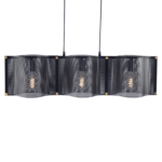 NETTO ΚΡΕΜΑΣΤΟ Φ/Σ 3ΧΕ27 ΜΑΥΡΟ ΜΕΤΑΛΛΙΚΟ 85X20XH120CM MORDOR
