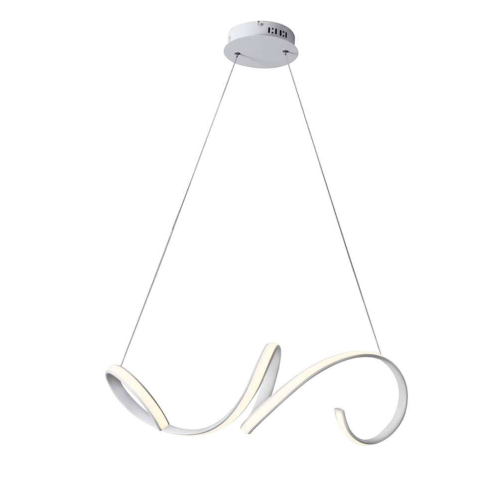 HM91LEDP64WH.png ΚΡΕΜΑΣΤΟ Φ/Σ LED 40W 3000K 2400LM ΛΕΥΚΟ ΑΛΟΥΜΙΝΙΟ 64X22ΧΗ120CM CLEO - Image 1