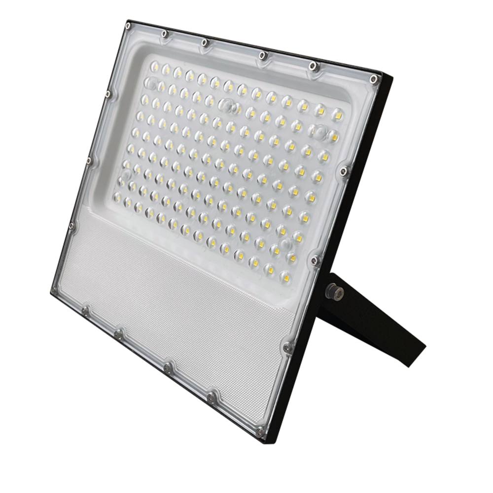 J15040.png LED SMD BLACK FLOOD LUMINAIRE IP65 150W 4000K 18000Lm 100-277V AC RA80 5YRS BREATHING VALVE - Image 1