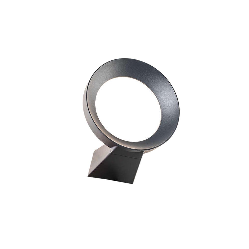 LG0901G.png LED SMD WALL LUMINAIRE 8W 220LM 110° 230V AC 3.000K DARK GREY CRI80 IP54 30.000HRS - Image 1