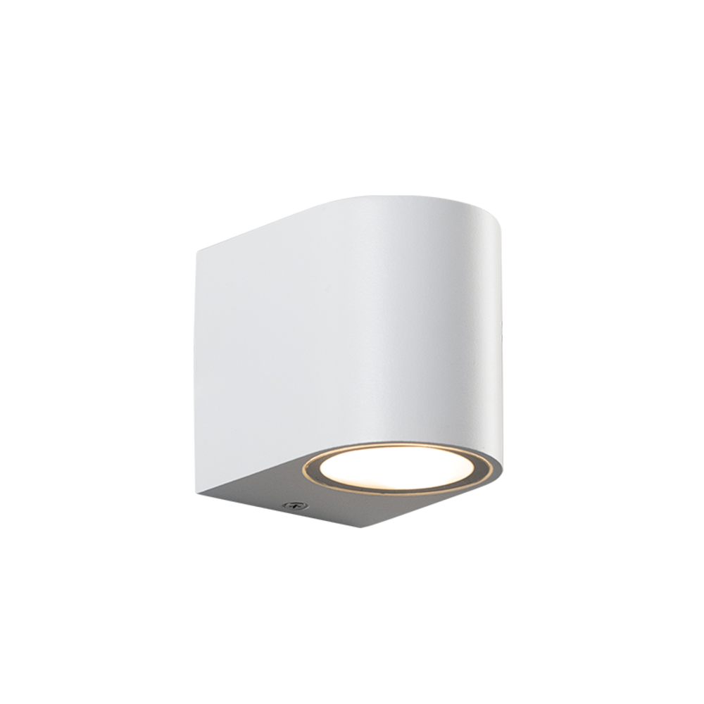 LG2201GU10W.png GU10 WALL LUMINAIRE 230V AC MATT WHITE IP65 MAX.35W - Image 1