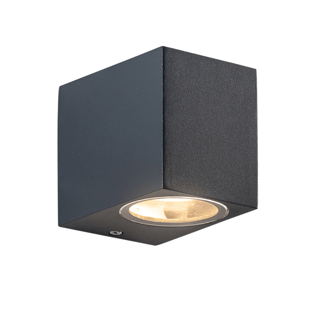 LG2203GU10G-1.png GU10 WALL LUMINAIRE 230V AC DARK GREY IP65 MAX.35W - Image 1