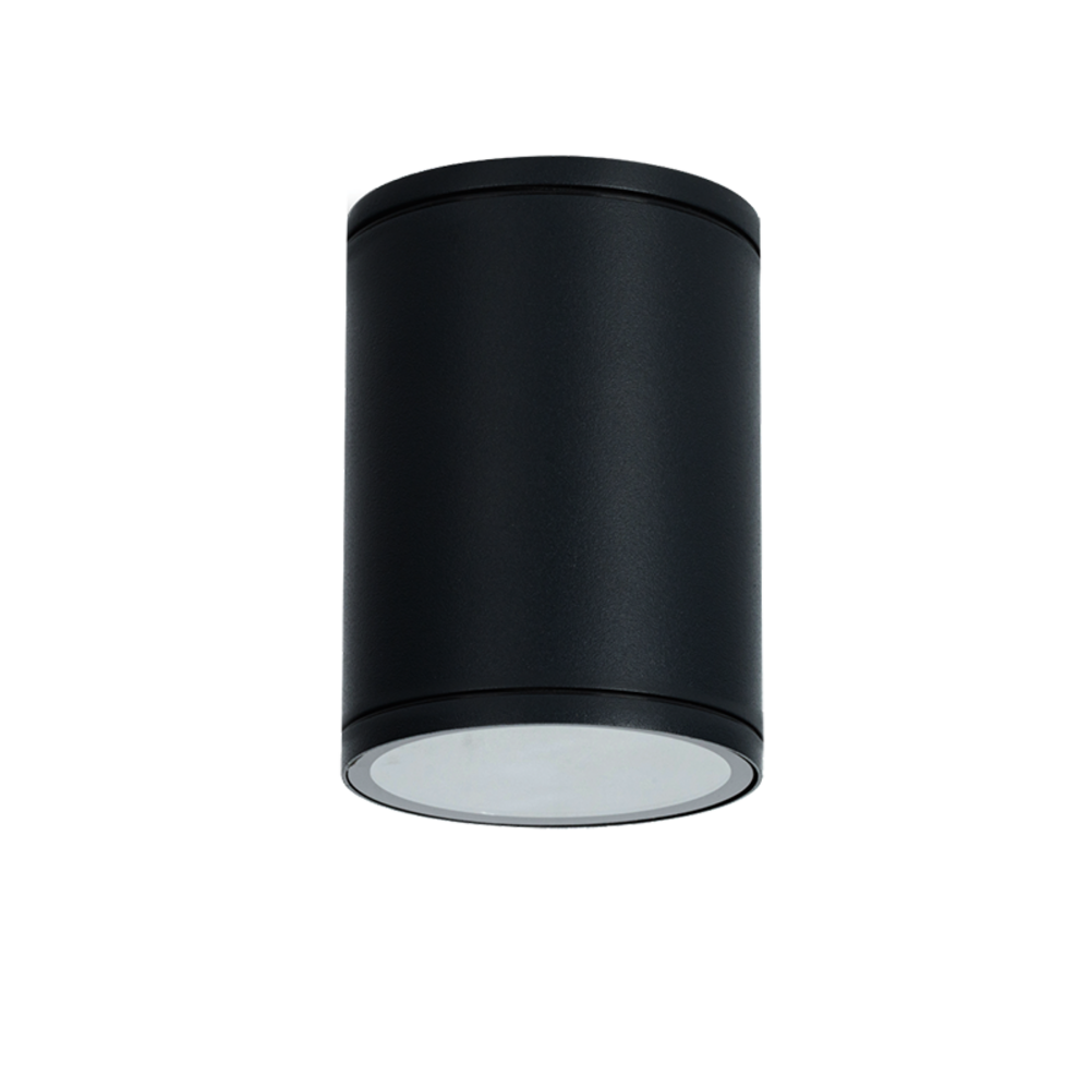 LG2302E27B.png E27 PAR30 ROUND CEILING LUMINAIRE 230V AC SAND BLACK IP65 MAX.35W - Image 1