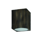 GU10  SQUARE CEILING LUMINAIRE 230V AC GOLDEN BLACK IP65 GU10 MAX.35W