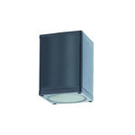 E27 PAR30 SQUARE CEILING LUMINAIRE 230V AC DARK GREY IP65 MAX.35W