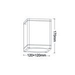 E27 PAR30 SQUARE CEILING LUMINAIRE 230V AC DARK GREY IP65 MAX.35W - Image 2