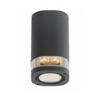 GU10 CEILING LUMINAIRE 230V AC DARK GREY IP54 MAX.35W