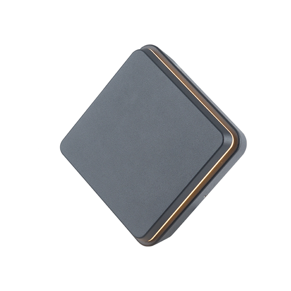 LG5031.png LED SMD WALL LUMINAIRE 12W 650LM 110° 230V AC 3.000K DARK GREY CRI80 IP54 30.000HRS - Image 1