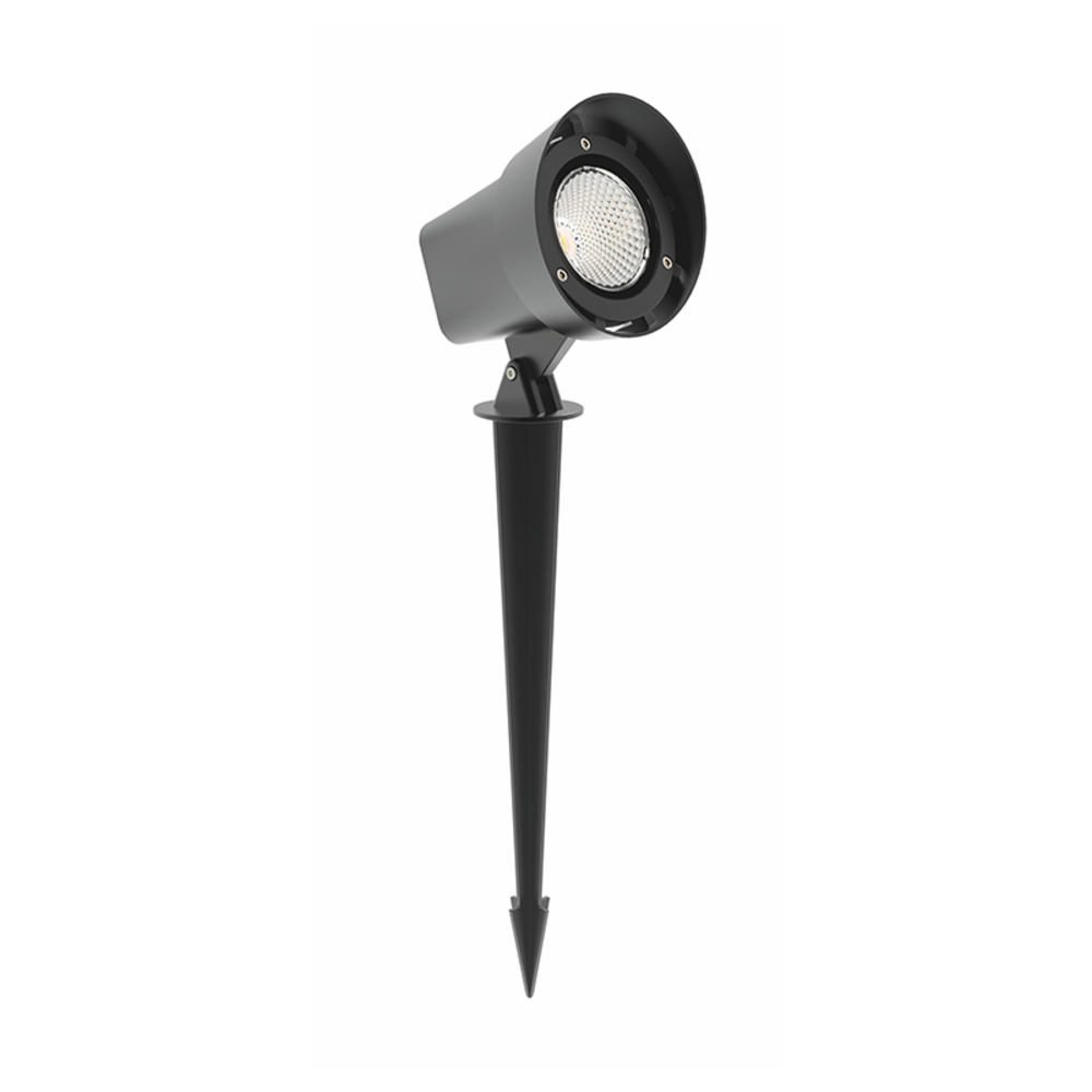 LG9202G.png LED COB SPOT LUMINAIRE & SPIKE 19W 1400LM 40° 230V AC 3.000K DARK GREY CRI80 IP65 30.000HRS - Image 1