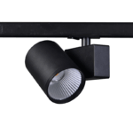 SAND BLACK LED TRACK LUMINAIRE 40W 4000K 1-PHASE 38° 4600LM 230V AC Ra80 5YRS