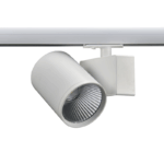 SAND WHITE LED TRACK LUMINAIRE 40W 4000K 1-PHASE 38° 4600LM 230V AC Ra80 5YRS